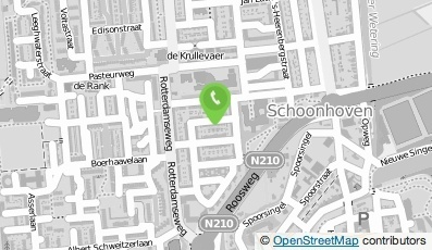Bekijk kaart van Teeuw Financials in Schoonhoven