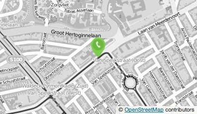 Bekijk kaart van Gerrit Korenhof  in Wassenaar