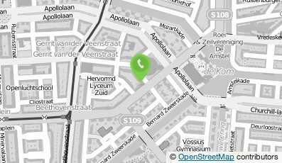Bekijk kaart van Orthodontiepraktijk Amsterdam Zuid in Amsterdam