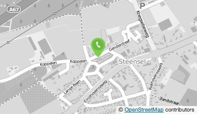 Bekijk kaart van Taxibedrijf Steensel in Steensel