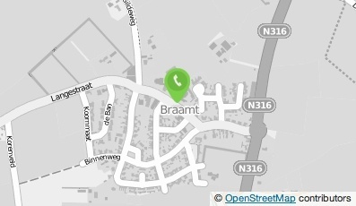 Bekijk kaart van Studie- en Vergadercentrum Braamt in Braamt