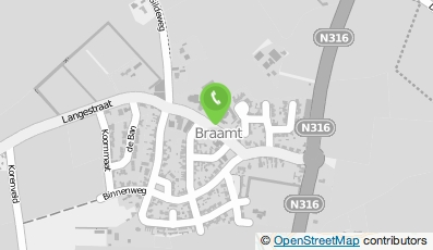Bekijk kaart van Basisschool De Boomgaard in Braamt