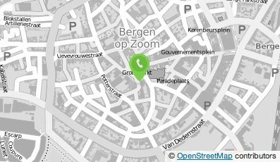 Bekijk kaart van De Teerkamer in Bergen op Zoom