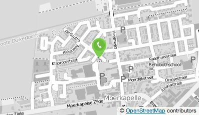 Bekijk kaart van Uitdeelpost Moerkapelle in Moerkapelle