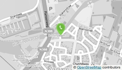 Bekijk kaart van Restaurant De Oude Sluis in Zoutkamp