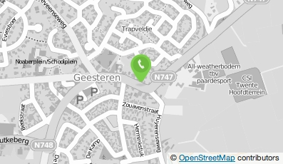 Bekijk kaart van Bakkerij 'De Kraai' in Geesteren (Overijssel)