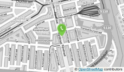 Bekijk kaart van Fietsfabriek Rijnstraat in Amsterdam