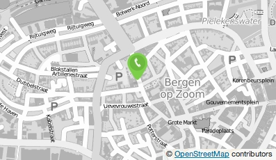 Bekijk kaart van De Rode Schaar in Bergen op Zoom