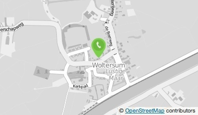 Bekijk kaart van Bouw- en Onderhoudsbedrijf Roelvink in Woltersum