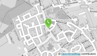 Bekijk kaart van Tempo-Team Zetten in Zetten