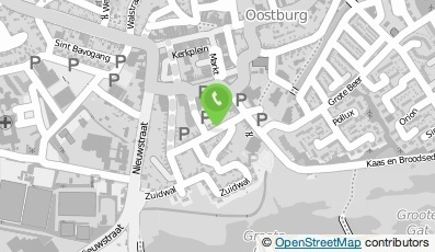 Bekijk kaart van RD Aannemingsbedrijf  in Oostburg