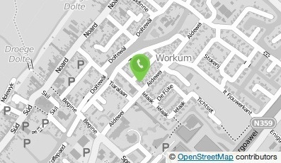 Bekijk kaart van Tandartsenpraktijk DentWork  in Workum