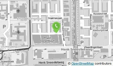 Bekijk kaart van Lunchroom De Blauwe Vlinder in Amsterdam