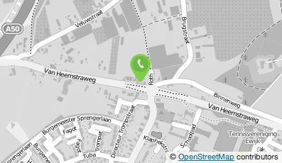 Bekijk kaart van Copeva in Ewijk