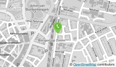 Bekijk kaart van AAA+ glazenwasserij in Bergen op Zoom