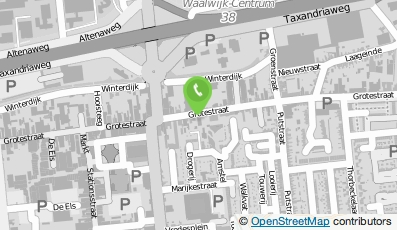 Bekijk kaart van Kibbels Handelsonderneming in Waalwijk