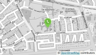 Bekijk kaart van Verpleegcentrum 't Vondelhuys in Winschoten
