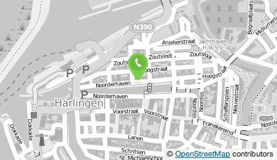 Bekijk kaart van Hotel/Restaurant Anna Casparii in Harlingen