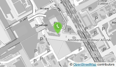Bekijk kaart van De Arena Connection B.V. in Amsterdam