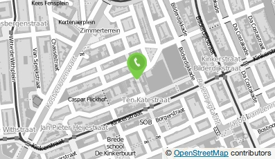 Bekijk kaart van bibliobath in Amsterdam