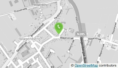 Bekijk kaart van Autobedrijf Van Strien in Wagenberg