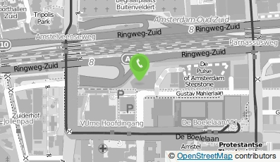 Bekijk kaart van Hutten - Grand Cafe Deloitte in Amsterdam