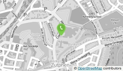 Bekijk kaart van Alphega apotheek Zutphen locatie de Lunette in Zutphen