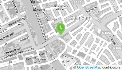 Bekijk kaart van Chinees Indisch Restaurant 'Azie' in Zaandam