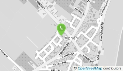 Bekijk kaart van Drukken & Zo in Alphen (Gelderland)