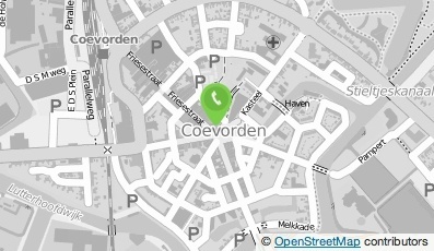 Bekijk kaart van Café Sanders in Coevorden