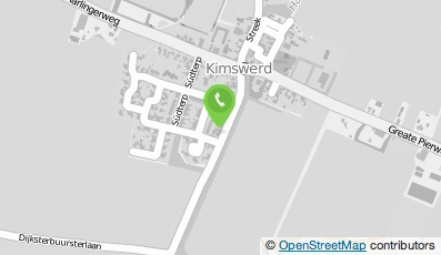Bekijk kaart van Rutmer Mekenkamp Bouwhistorie  in Kimswerd