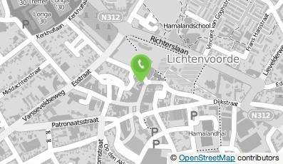 Bekijk kaart van Kantoorboekhandel Meneer Kees in Lichtenvoorde
