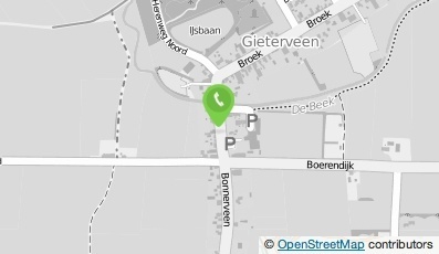 Bekijk kaart van Roossien Grossieren in Gieterveen