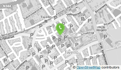 Bekijk kaart van Pips Hip in Twello