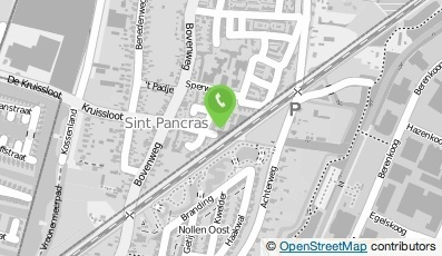 Bekijk kaart van schildersbedrijfboekel in Sint Pancras