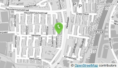 Bekijk kaart van Peutertuin Weidetuin in Breda
