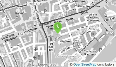 Bekijk kaart van Rooms on Water in Rotterdam