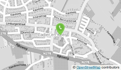 Bekijk kaart van Café d'n Auwen Toewn in Cadier en Keer