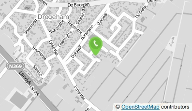 Bekijk kaart van Klussenbedrijf en Handelsonderneming VDB in Drogeham