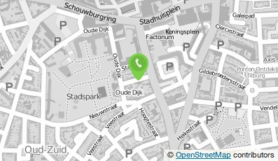 Bekijk kaart van Praktijk Martens  in Tilburg