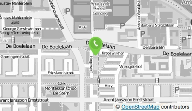 Bekijk kaart van RUI Productions in Amsterdam