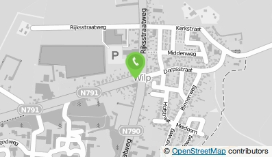 Bekijk kaart van Hefti Supermarkten. in Wilp