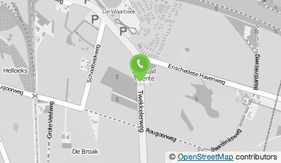 Bekijk kaart van Cafe-Zalencentrum Het Twentse Ros in Hengelo (Overijssel)