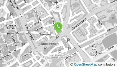 Bekijk kaart van Damsterdiep Wassalon in Groningen