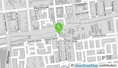Bekijk kaart van Dekkers Hair & Beauty Waalwijk in Waalwijk