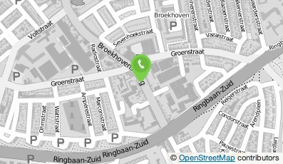 Bekijk kaart van Autobedrijf Broekhoven in Tilburg
