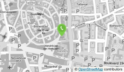 Bekijk kaart van Enschede Kalanderstraat thodn McDonald's Kalanderstr. in Enschede