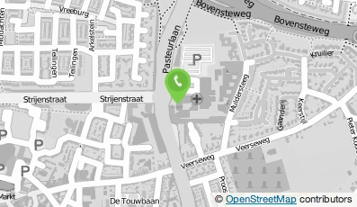 Bekijk kaart van Service Apotheek Pasteurlaan in Oosterhout (Noord-Brabant)