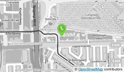 Bekijk kaart van NDJP in Amsterdam