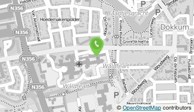 Bekijk kaart van Stichting ZuidOostZorg/ locatie De Waadwente in Dokkum